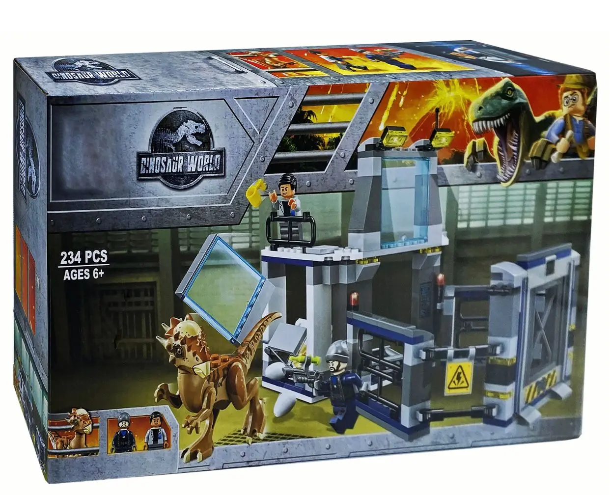 Jurassic Park designer Stygimoloch escape from tank 10922 lab 234 parts |