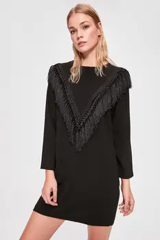 

Trendyol Beige Shoulder Detail Dress TWOAW20EL1693