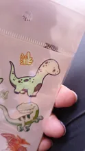 Kids Tattoo Stickers Face Dinosaur Body-Art-Decoration Temporary-On Glowing Luminous