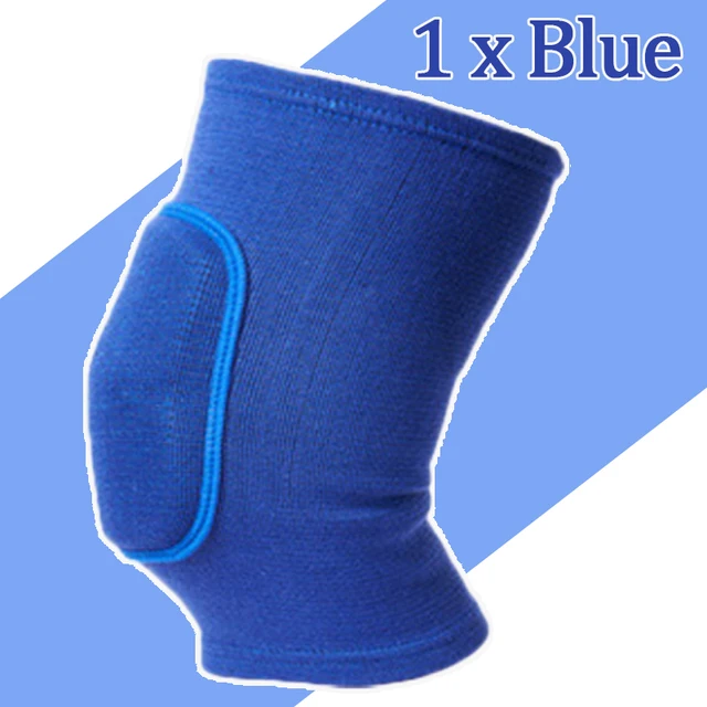 Sports Compression Knee Pads Elastic Knee Protector Thickened Sponge Knees Brace Support for Dancing Workout Training 1pc Blue