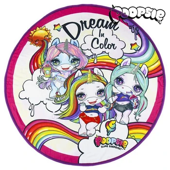 

Beach towel Poopsie 75507 Rotundă