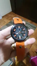 SOKI-Reloj de pulsera deportivo para Hombre, de cuarzo y cuero, de lujo, a la moda, 2018