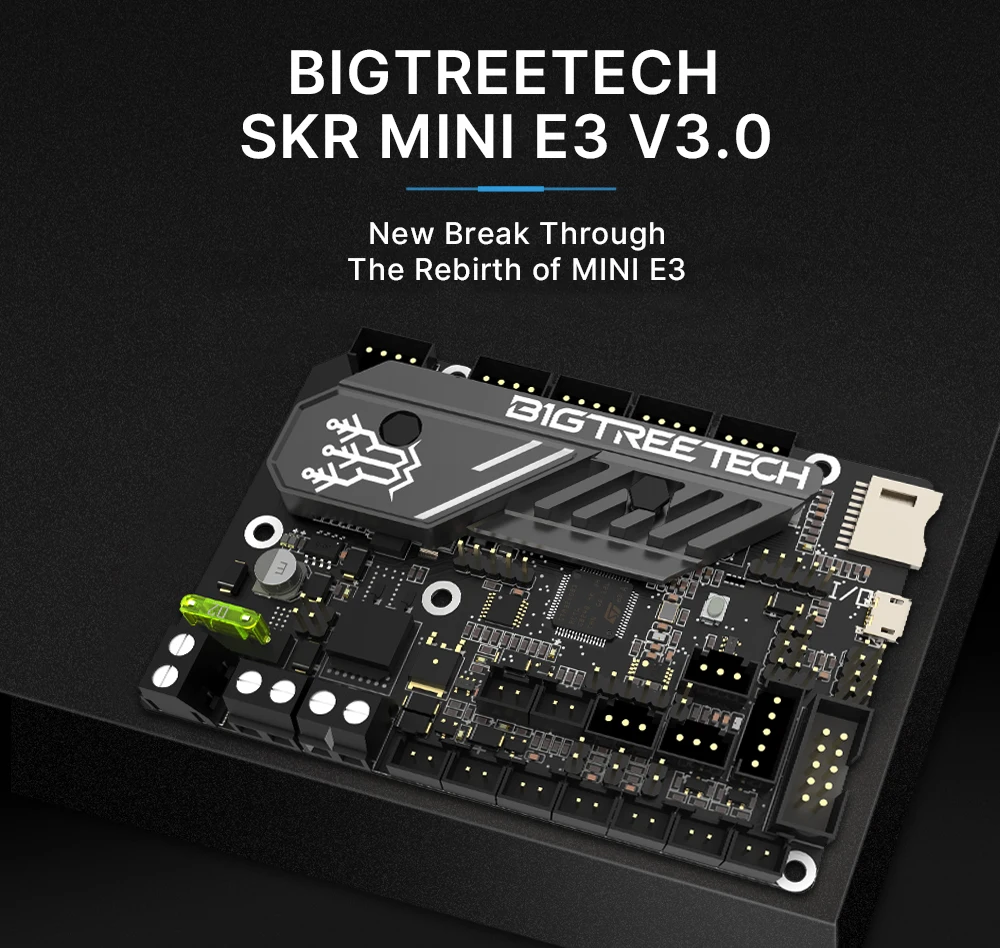 BIGTREETECH SKR E3 Turbo un Reemplazo Perfecto para la placa base de la impresora Ender3 BLtouch Original Compatible 