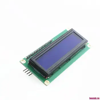 

LCD 1602 I2C display symbol Blue