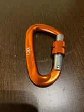 Mosquetón profesional de 12/25KN, ganchos para llave de escalada, cerradura Principal de Seguridad de aluminio en forma de D de alta calidad, herramienta para ascender al aire libre