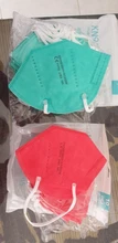 Mascarilla Facial protectora KN95 FFP2, máscara reutilizable de 5 capas, Color rojo, 5-100 Uds.