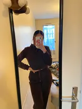 Hirigin-Conjuntos de moda de Invierno para mujer, chándal Sudadera con capucha y pantalones de chándal, conjunto deportivo informal, 2 piezas, 2020