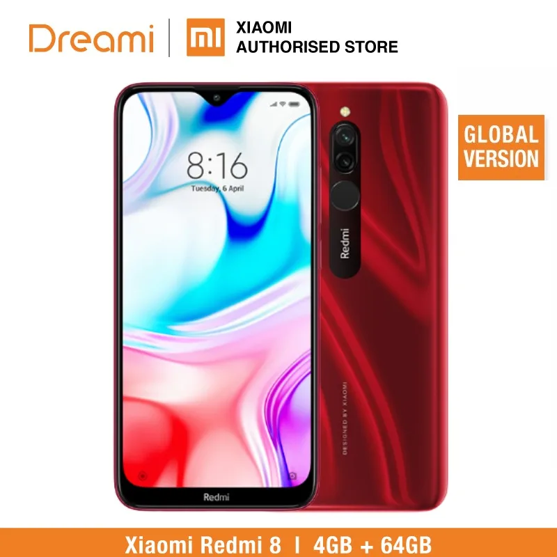Глобальная версия Redmi 8 64 Гб rom 4 ram (абсолютно новая/запечатанная) redmi 864 Мобильный