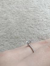 De alta calidad de Color de plata diamantes de imitación incrustaciones anillos para mujer anillo de boda regalo compromiso para mujeres envío gratuito