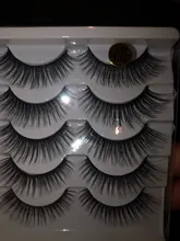 HBZGTLAD 2-20 pares 3D de visón pestañas falsas hecho a mano Wispy largo esponjosa pestañas falsas de ojos Natural extensión Kit de maquillaje Cilios