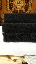 Filtro de algodón bioquímico para acuario práctico Filtro de esponja de espuma de estanque, tamaño múltiple, color negro, 15, 25, 35 y 50PPI