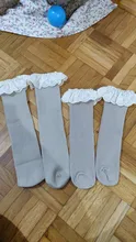 Calcetines de hasta la rodilla para bebé y niña, calcetines para infantes, calentador de piernas, algodón sólido, bonitos, para 0-8 años