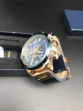 2021 en este momento deportes Casual para hombres superior de la marca de lujo de Cuero militar relojes de muñeca relojes para hombres de moda cronógrafo reloj de pulsera