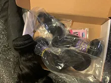 Longqi-mechones de pelo ondulado brasileño extensiones de pelo ondulado mechones Remy, pelo Natural negro, extensiones de cabello humano mechones de 8 - 30 pulgadas