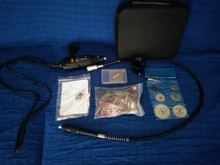 Dremel-minitaladro eléctrico, grabador, herramienta rotativa, pulidora, 180W, herramienta eléctrica, pluma de grabado de velocidad Variable con accesorios