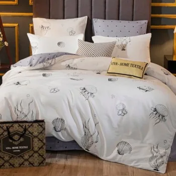 

Bed linen Deluxe satin on an elastic band lr230 duo 4 pillowcases