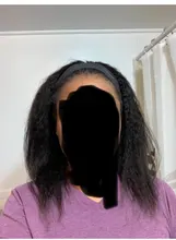 Peluca con diadema cabello humano brasileño recto rizado pelucas de cabello humano para las mujeres negras sin costuras completa máquina peluca diadema