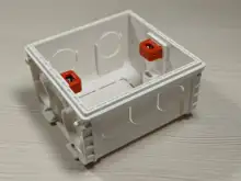 Atlectric-Mounting-Box Socket Cassette-Switch Internal White Hidden 86 Red Concealed