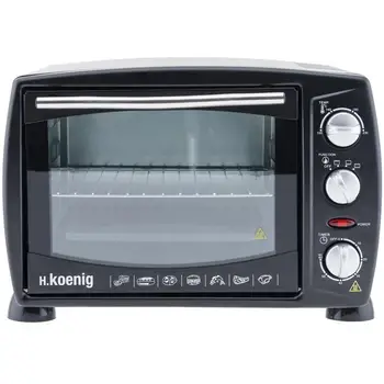 

Mini electric oven capacity 18 L power 1300 W color FO18 NeroH.KOENIG34.98