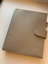 Moterm Luxe-planificador de anillos A5 con carpeta de anillos de 30mm, Agenda, organizador de granos Crocs, diario, Bloc de notas, cuaderno de bocetos