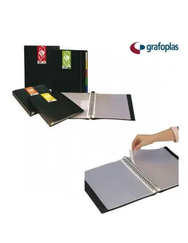 

FOLDER WITH 40 COVERS GRAPHOPLAS COLOR BLACK