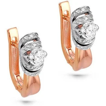 

Kabarovsky earrings with 42 diamonds in red gold
