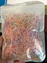 Correa de goma desechable para el cuidado de mascotas, 1mm, para sombreros para perro, osito York, goma de pelo de caucho para mascotas, 20g, 8024, 1000uds.