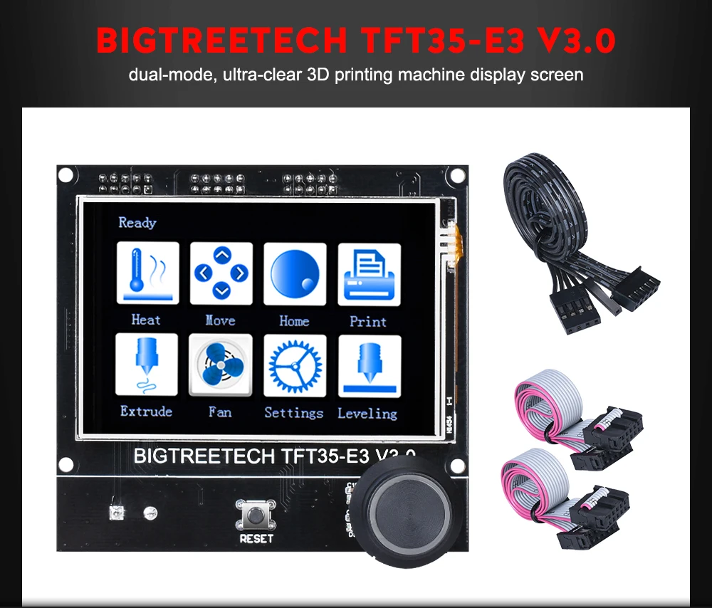 BIGTREETECH BTT SKR MINI E3 V1.2 плата управления с TFT35-E3 V3.0 дисплей сенсорный экран 3D-принтер плата Ender3 E3 DIP TMC2209