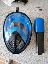 Máscara de esnórquel de cara completa para adulto, máscara de buceo subacuática antiniebla, vista panorámica, para chico