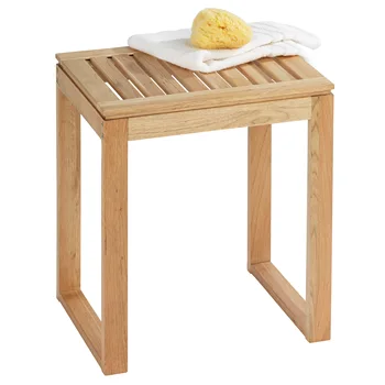 

Wenko brand Norway bath stool made of walnut wood