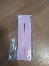 10 unids/lote lijado de archivo 100/180 doble tope de lijado de bloque Mini Durable de pulido manicura herramientas JI1824