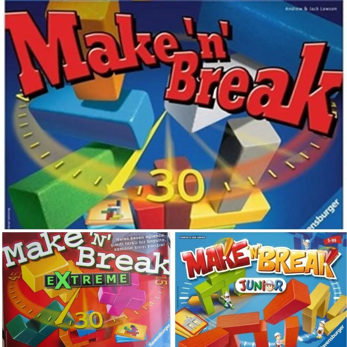 Ravensburger Make 'n' Break, Make 'n' Break Extreme and Junior Mind and  Intelligence Games 3D Wooden Puzzle Interactive Learning - AliExpress