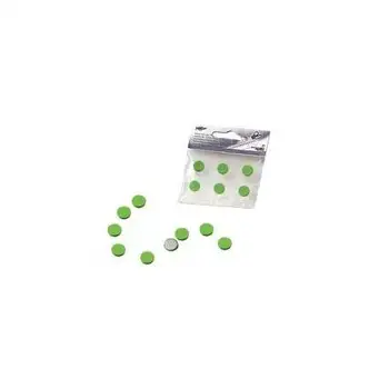 

ROUND MAGNETS 10 MM FOR BLACKBOARDS BAG 20UNDS COLO GREEN