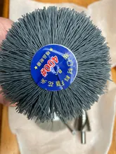 Thuja-cabezal abrasivo de nailon para pulir, cepillo resistente al desgaste, para relieve de raíz de madera, Redwood