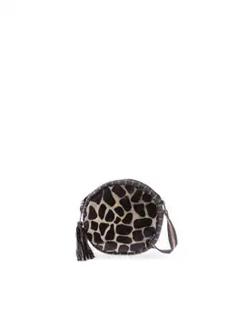 

Round cross body ethnic Cow FOR TIME