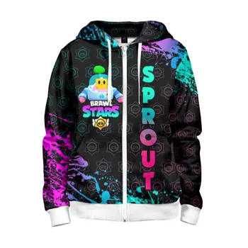 

Children's sweatshirt 3D with zipper Brawl Stars (Sprout) [25]