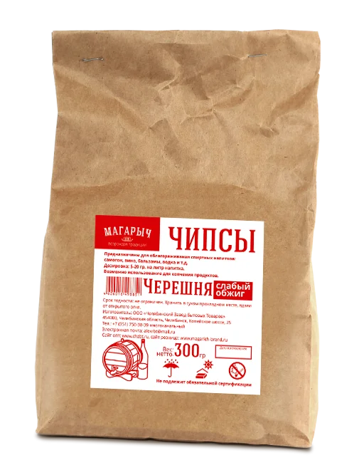 Чипсы Черешня 300 грамм из дерева черешни для настоек домашнего алкоголя вино