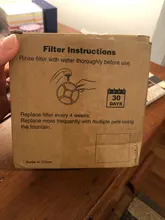 Replacement Activated Carbon Filter For Cat Water Drinking Fountain Replaced Filters