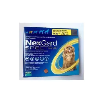 

NEXGARD SPECTRA park dogs from 3.5 to 7.5KG, antiparasitic internal and external