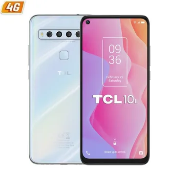 Перейти на Алиэкспресс и купить Мобильный телефон Смартфон tcl 10l белый-6,53 '/16,5 см fhd + безрамочный экран-snapdragon 665 - 6 ГБ оперативной памяти-64 Гб-cam (48 + 8 + 2 + 2 Мп)/16mp-android 10 - 4g