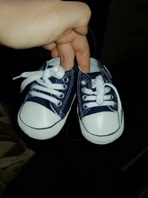 Nuevo lienzo bebé deportes zapatillas de deporte Zapatos bebé recién nacido niños niñas en primer lugar los caminantes zapatos de bebé de suela suave antideslizante zapatos de bebé