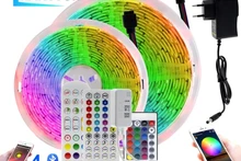 Lamp Power-Adapter Led-Strip Neon-Tape Wifi Remote Home-Decoration 5050 Rgb Bluetooth/wifi