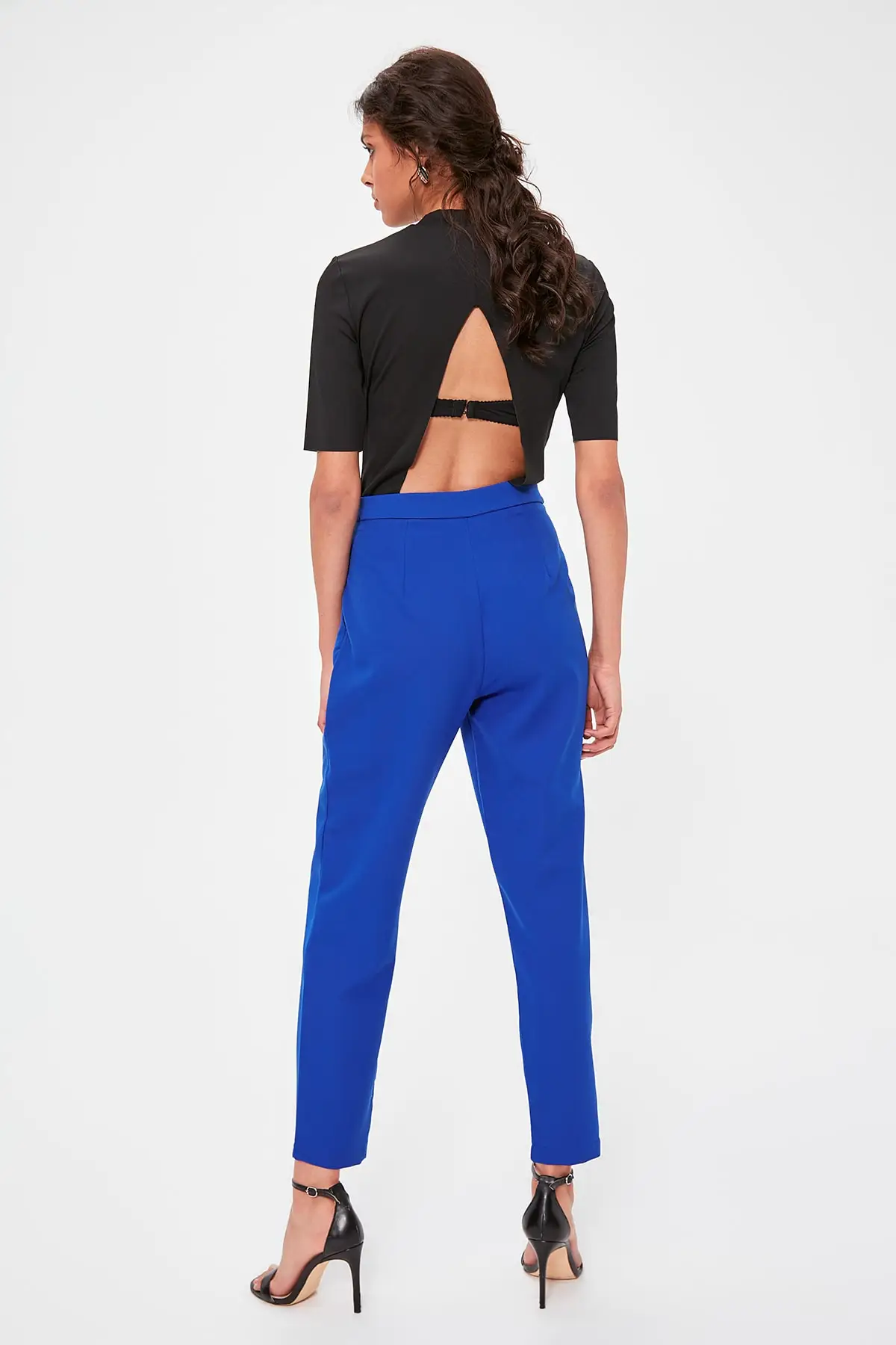 Trendyol Saks высокие Bel брюки TWOAW20PL0172