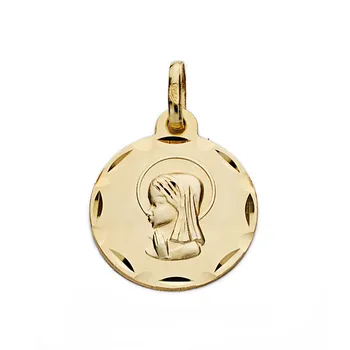 

Medal 9k gold Virgin Nina 16mm. [AA0839GR] -Customizable-RECORDING INCLUDED IN THE PRICE