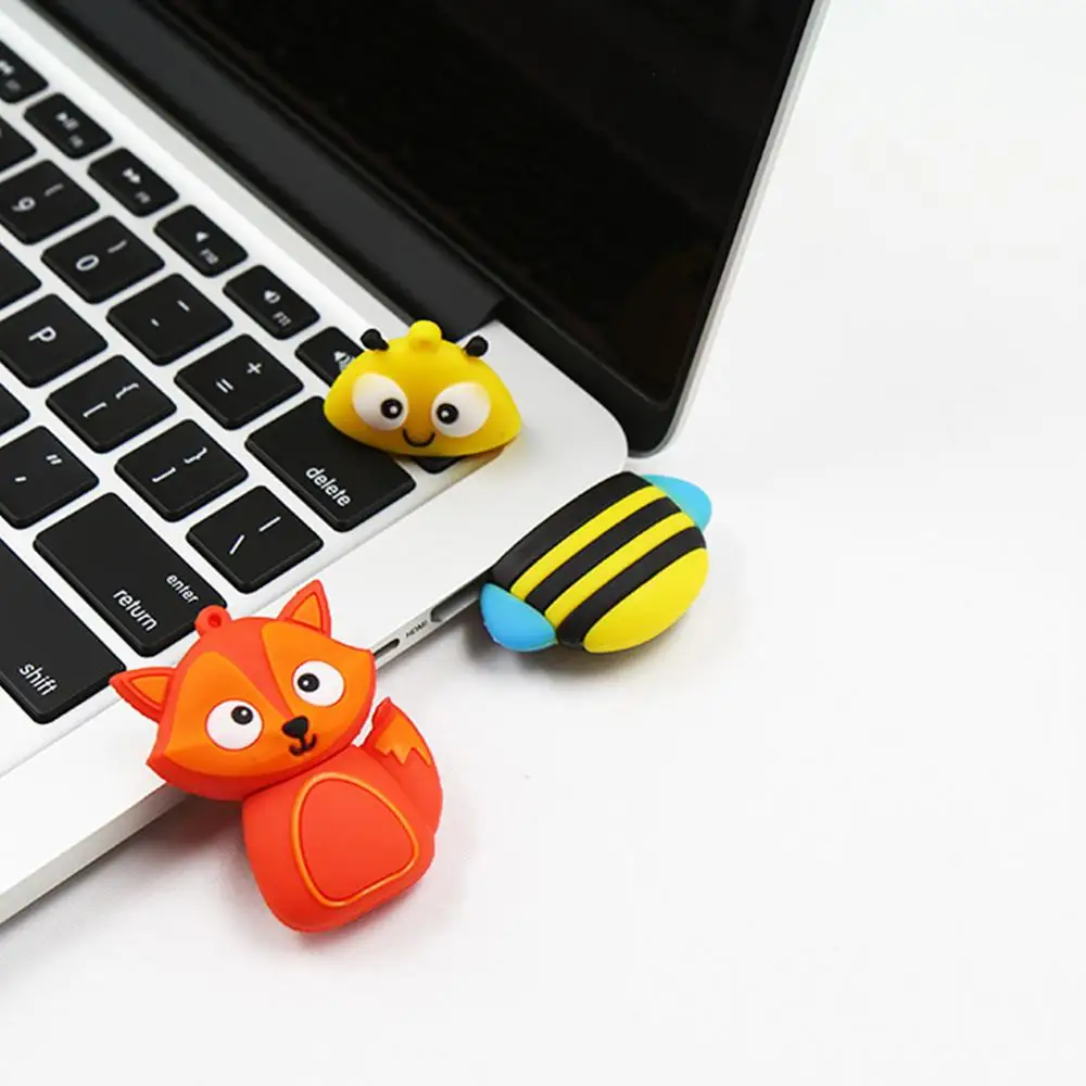 USB флеш накопитель с изображением животных совы единорога 4 ГБ 8 16 32 64 ГБ|USB
