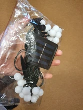 Lighting-Strings Lamp-Chain Christmas Led Outdoor Garden Waterproof Solar Multicolor/warm