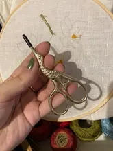 Tijeras de acero inoxidable de colores para manualidades, 1 Uds.