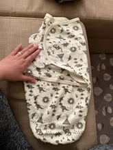 Saco de dormir para bebés recién nacidos, 100% envolvente de algodón de 0 a 3 meses