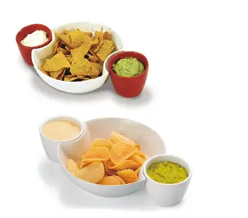 

NACHOS SET 3PCS CERAMIC-WHITE