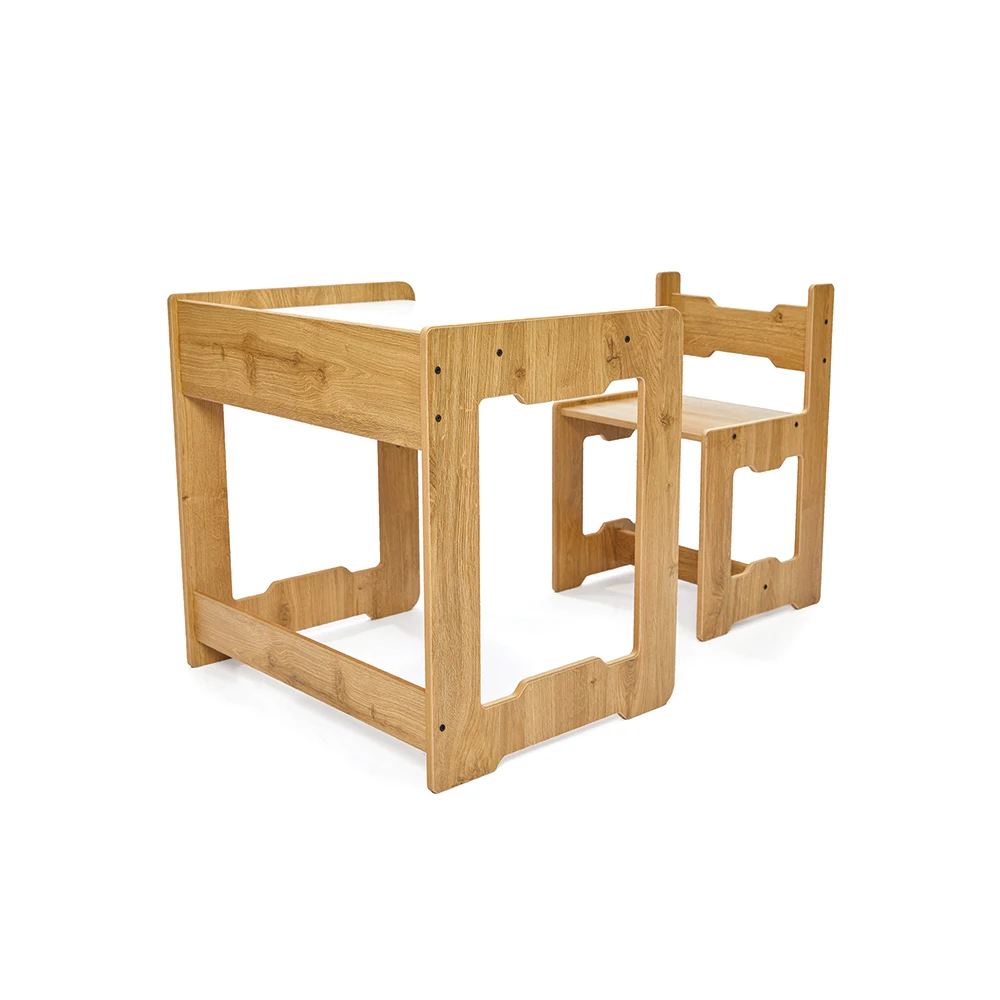 US $166.49 46 Age Montessori Table and Chair Set Wooden Study Table Toddler Activity Desk Children Table Kids Furniture Chair for Babies